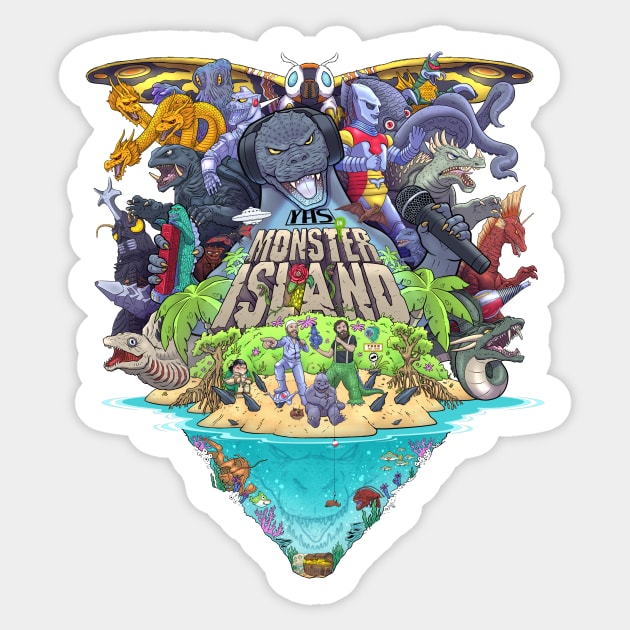 YHS on Monster Island Sticker by starwheelbooks